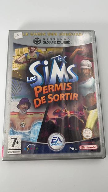 Jeu Nintendo Gamecube Les Sims Permis De Sortir complet notice