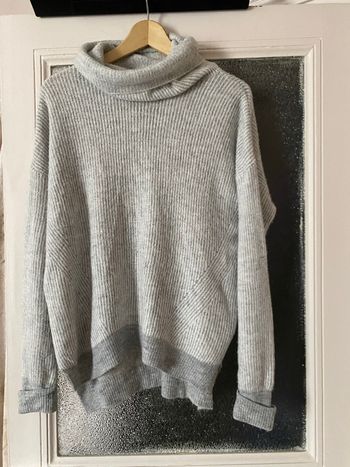 Pull col roule oversize gris Primark