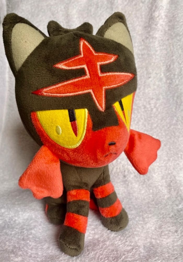 COLLECTOR Peluche TORRACAT (Matoufeu) Pokémon Center 2017 - RARE Import - photo numéro 3