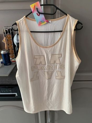 Débardeur beige