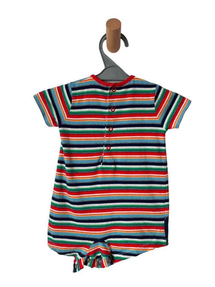 Pyjashort / combishort rayée multicolore - Boboli 6 mois - photo numéro 3