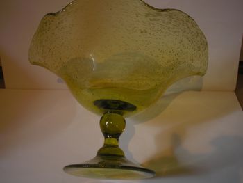 coupe /vasque à fruits  verrerie  "Biot"