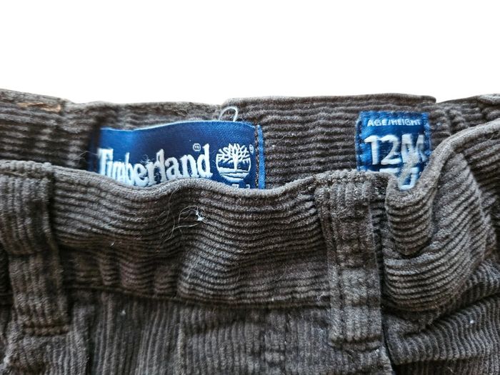 Pantalon en velours Timberland taille 12 mois - photo numéro 3