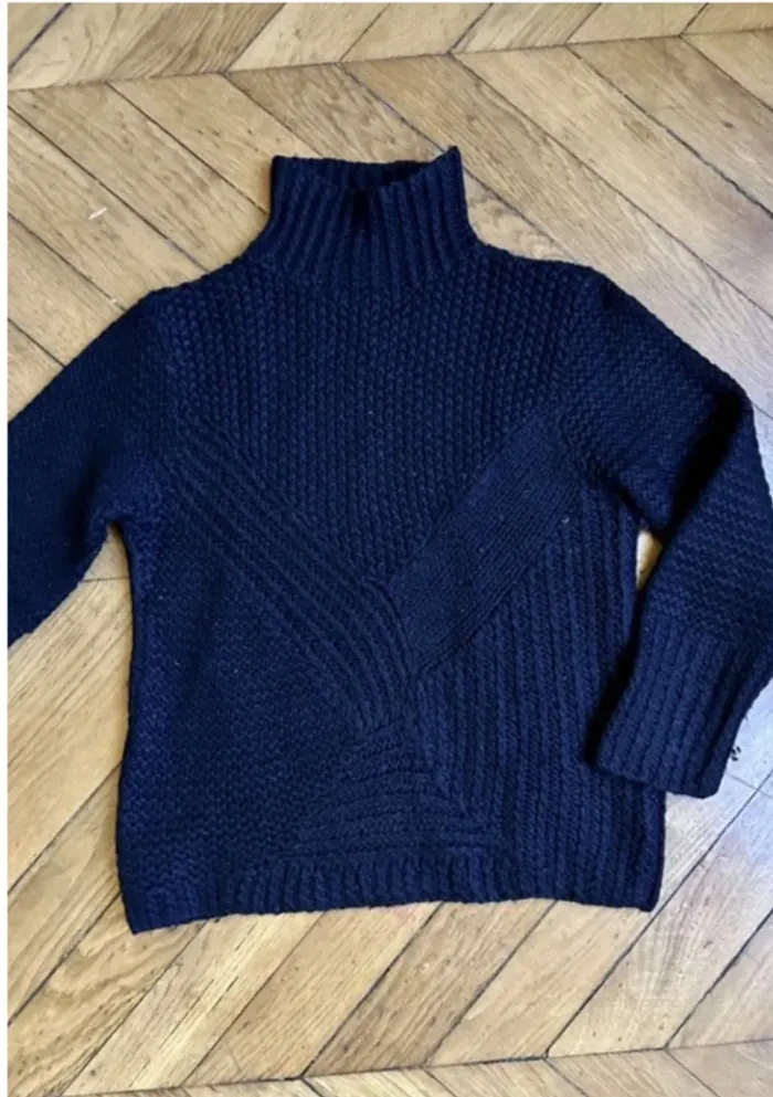 Superbe pull Gerard Darel, 50% laine, taille 3, noir - photo numéro 10