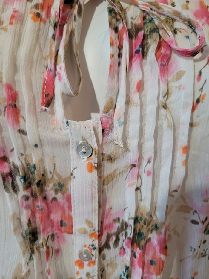 Haut voile à fleurs - photo numéro 4
