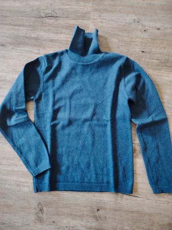 Pull col roulé