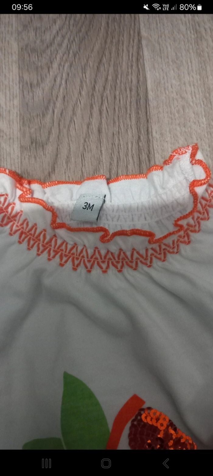 Ensemble 2 pieces tee shirt manche courte leegins - photo numéro 2