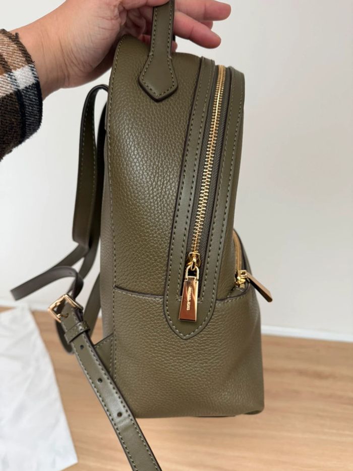 Sac à dos backpacker Valerie Michael Kors Kaki et doré - photo numéro 7