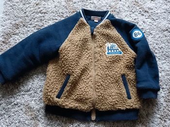 Veste manteau moumoute