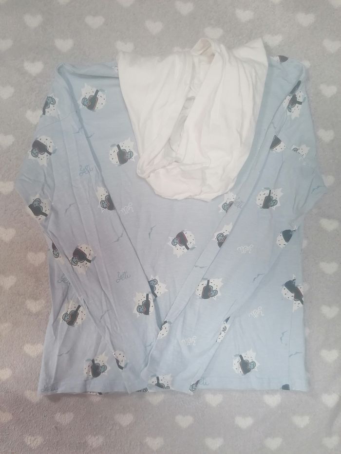 T-shirt manches longues à capuche garçon 12 ans - photo numéro 7