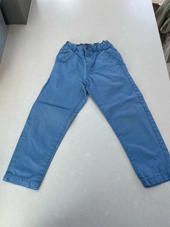 Pantalon Okaïdi chino bleu 4 ans