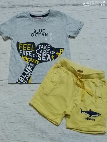 Boboli ensemble short t shirt 18 mois