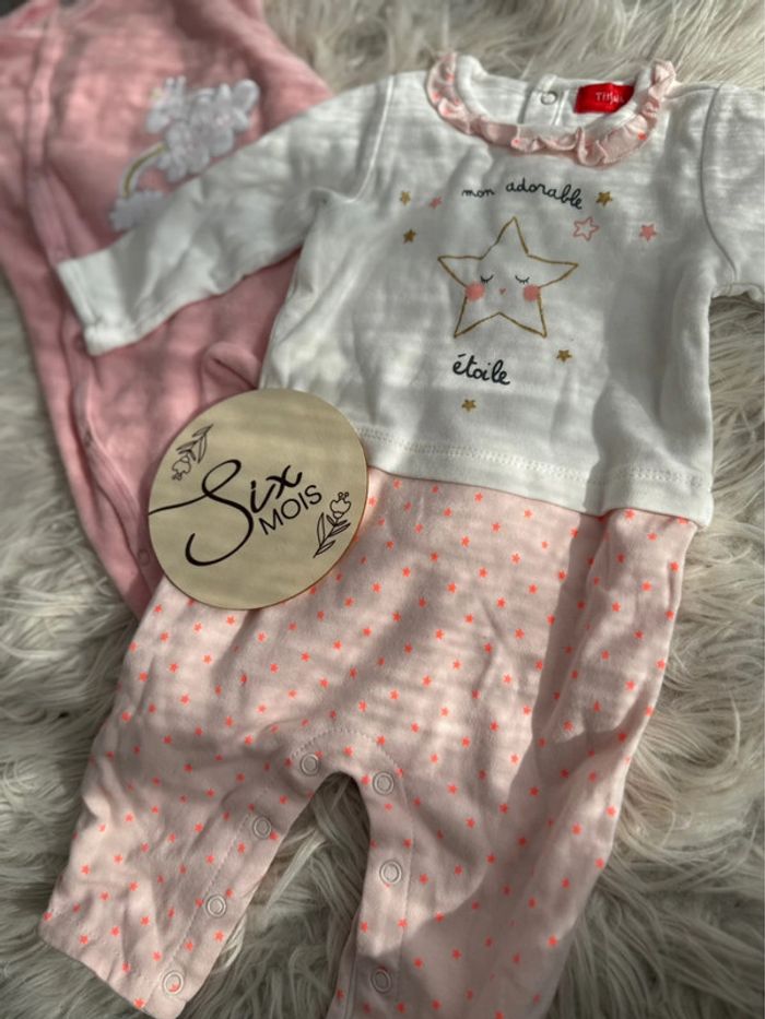 Lot de pyjama bébé fille - photo numéro 2