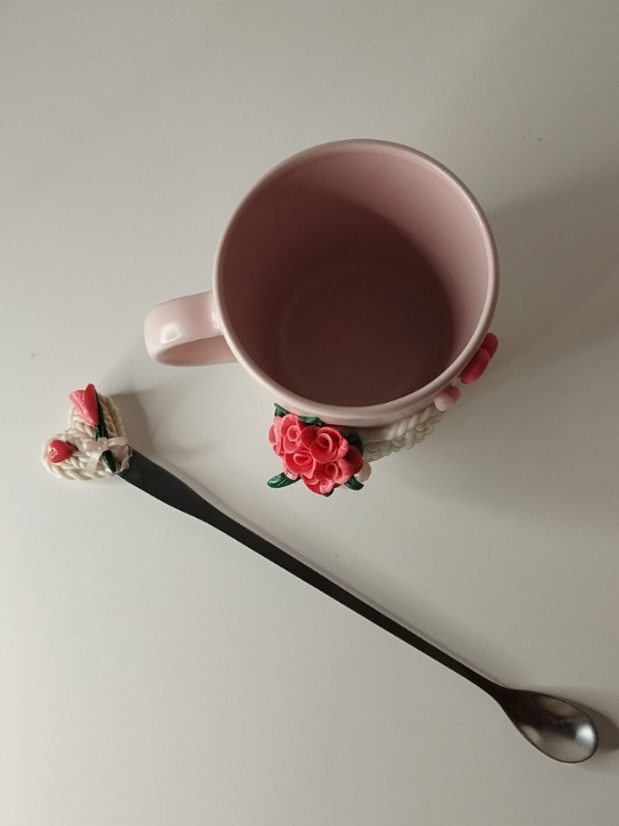 Fait main Mug décoré avec pâte polimaire abr034 - photo numéro 7