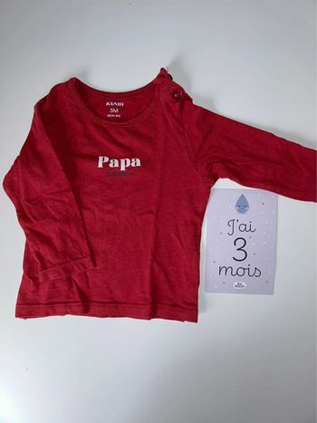 Tee shirt 3 mois