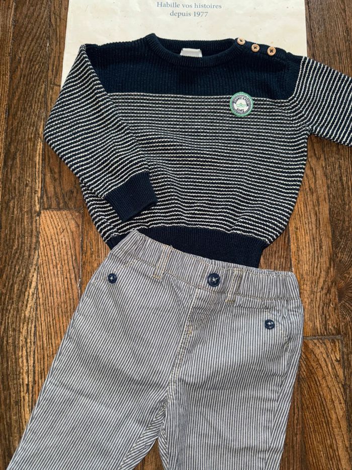Pull et bas Cyrillus 9 mois - photo numéro 2