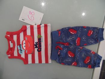 ensemble 3 mois disney cars