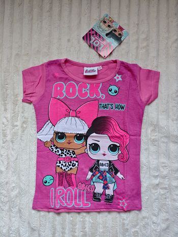Tee-shirt manches courtes LOL Surprise 4 ans