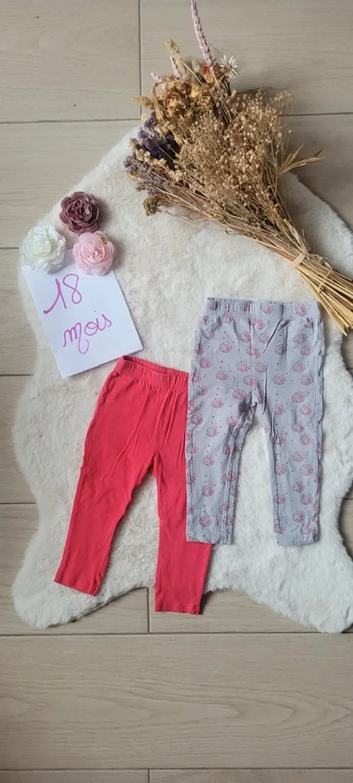 Lot de deux leggings