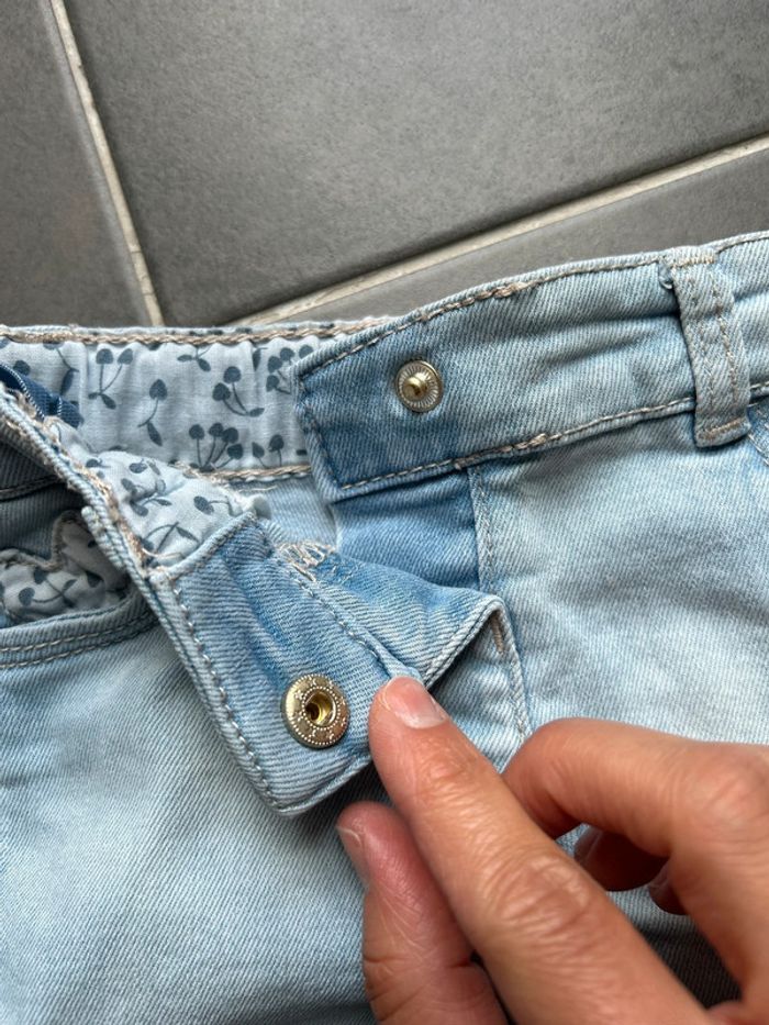 Short en jeans clair TAO bébé fille - photo numéro 5