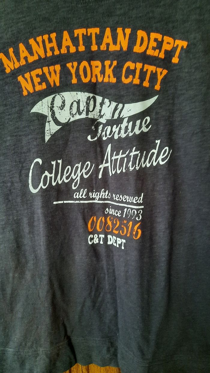 T-shirt captain tortue taille 14 ans - photo numéro 3