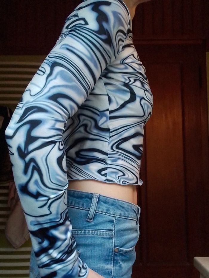 Pull fin femme croq top Bleu - photo numéro 6