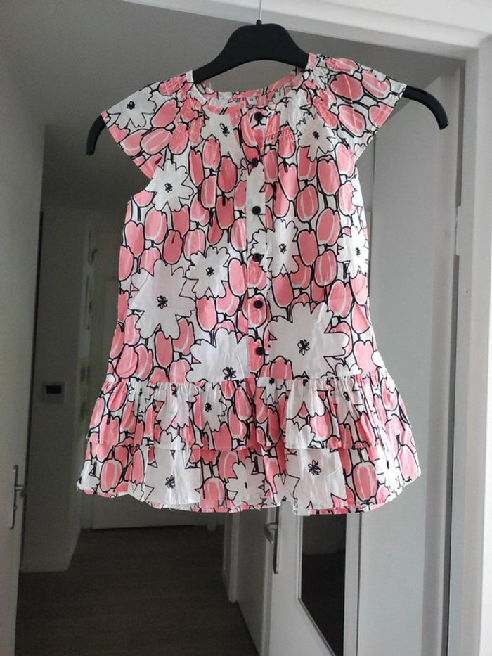 Tunique fleurie fille