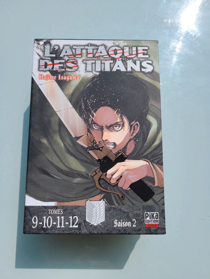 3 coffret Pika Édition : L'attaque des titans tomes 1 à 12 - photo numéro 16