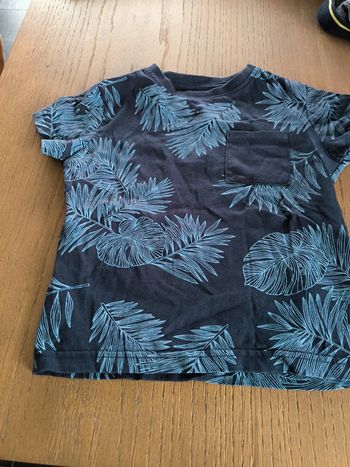 T-shirt manches courtes feuille jungle forêt
