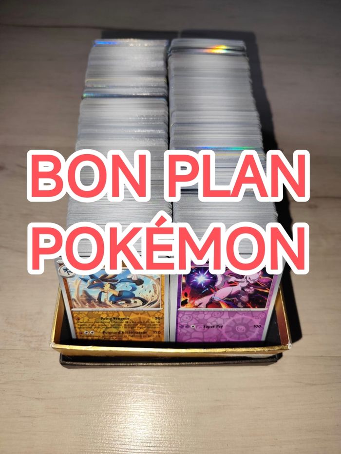 Lot de 100 cartes Pokémon VF en très bon état