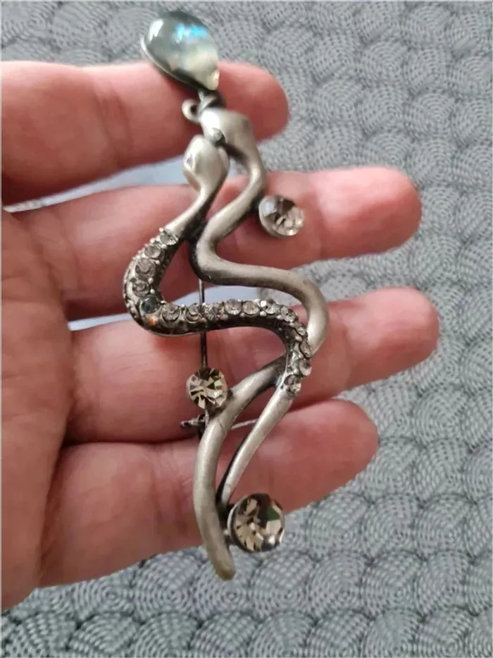 Broche double serpent - photo numéro 2