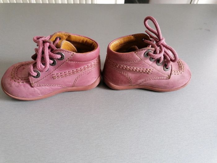 Bottines rose kickers T20 - photo numéro 3