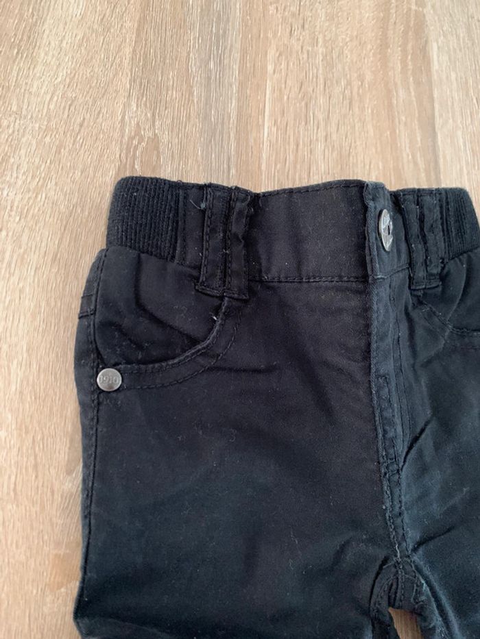 pantalon slim enfant bébé garçon tao tape à l’œil  Tissu noir - photo numéro 9