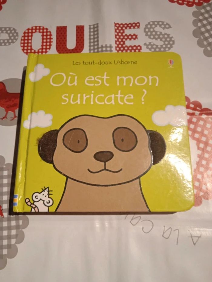 Livre tactile, où est mon suricate?