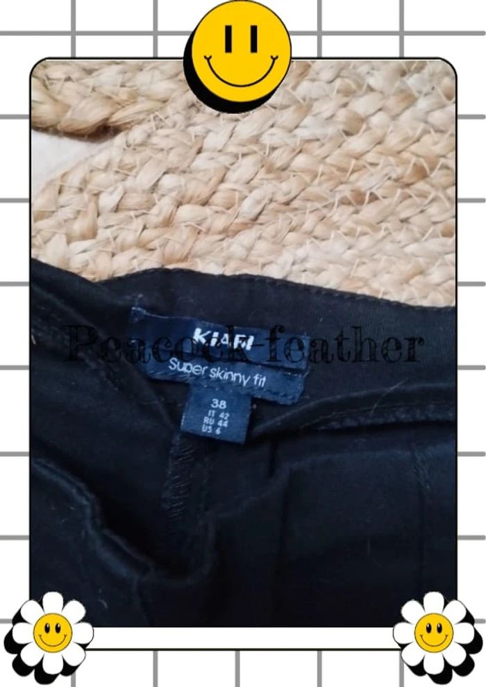 Pantalon noir taille haute 36/38 kiabi - photo numéro 4
