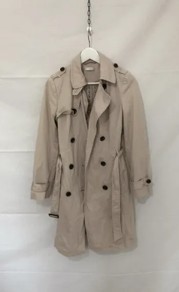 Trench crème avec ceinture Promod taille 38 comme neuf