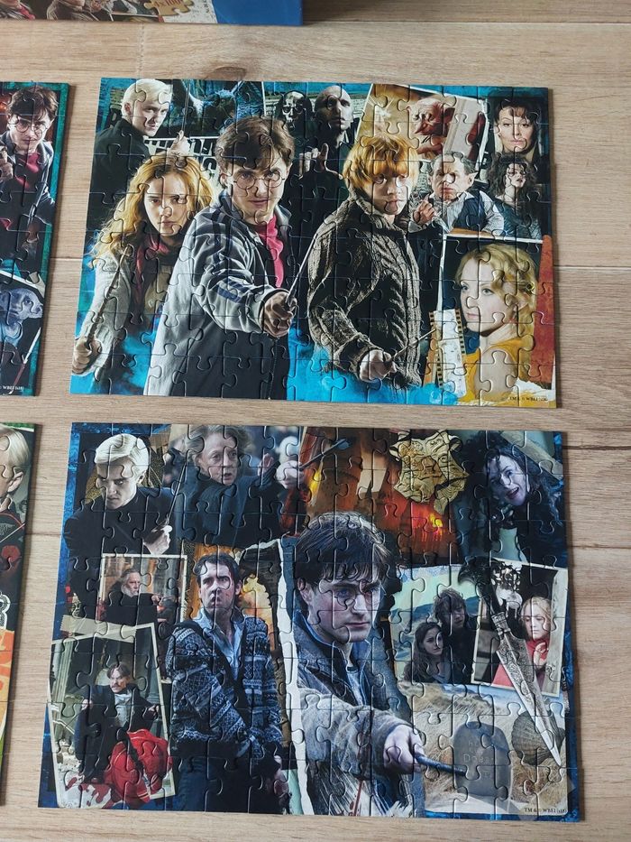 Boite de 4 puzzles 100 pièces Harry Potter - photo numéro 4