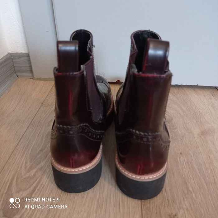 Bottines bordeaux P36 Zara - photo numéro 5