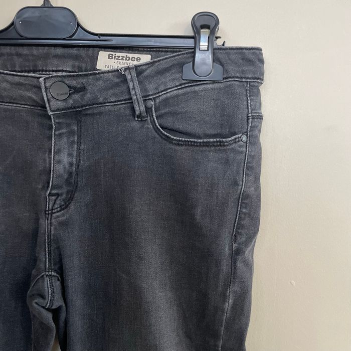 Jean skinny Bizzbee Taille 40 noir/gris délavé taille standard V055 - photo numéro 2