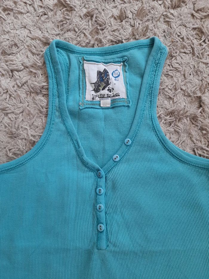 Débardeur bretelle T40 coton - photo numéro 2