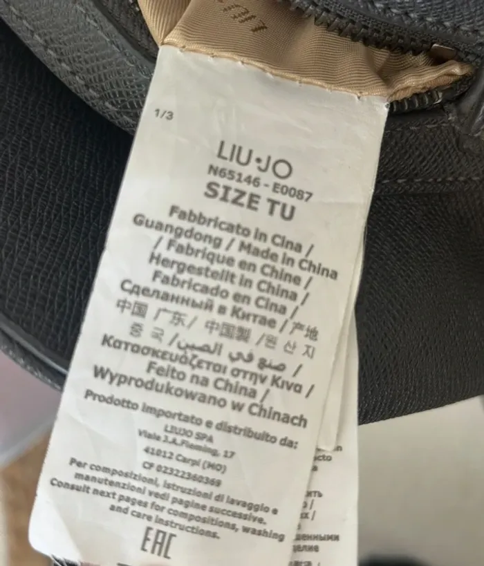 Sac à main Liu Jo gris irisé – Excellent état - photo numéro 7