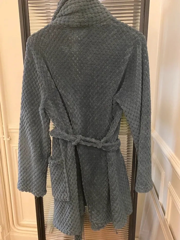 Robe de chambre grise Pilou pilou Monoprix taille 42-44 - photo numéro 3