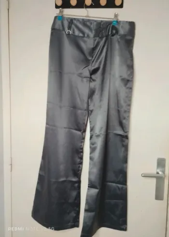 Magnifique pantalon satiné Création d' taille XL