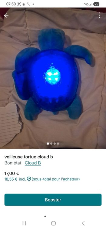 Veilleuse tortue cloud b