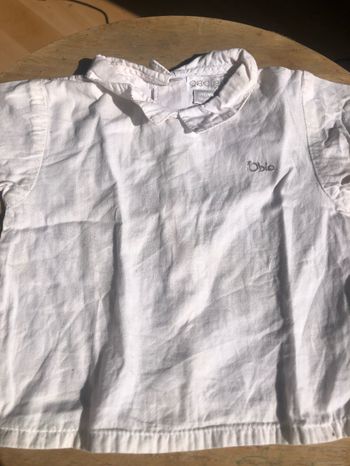 Tees shirt chemise boutonner derrière