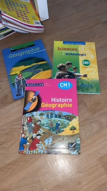 Lots 3 livres histoire geo