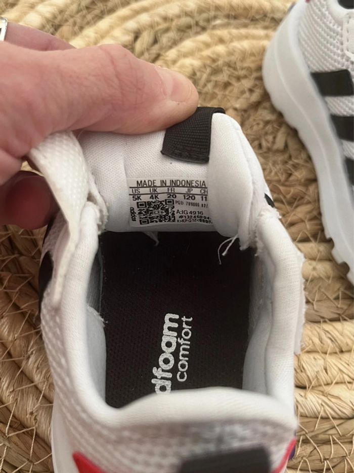 Baskets bébé Adidas Racer Tr23 - pointure 20 - photo numéro 6