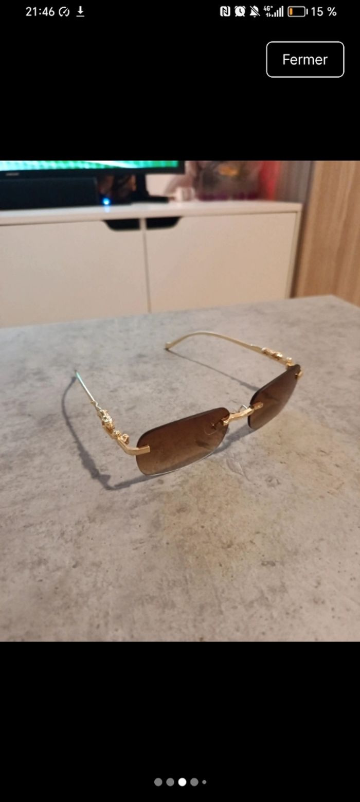 lunettes style cartier neuf - photo numéro 2