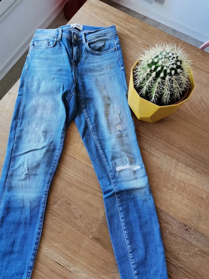 Jeans skinny bleu - photo numéro 3