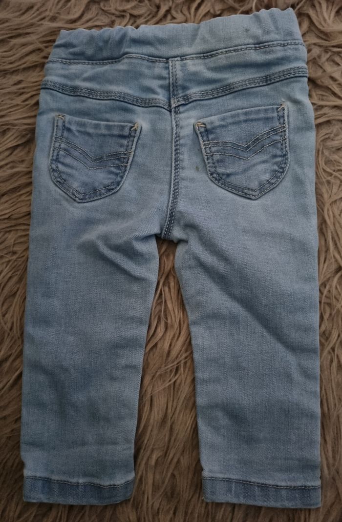 Jean élastique à la taille 9mois - photo numéro 4